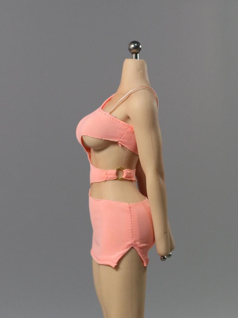 HAMRETHYPPZ 16 Scale Costume for 16 Scale Figure, Female Camisole, Unique Hip Skirt, Sexy Dress, Banquet Skirt (Body, Head, Shoes, etc. Not Included)