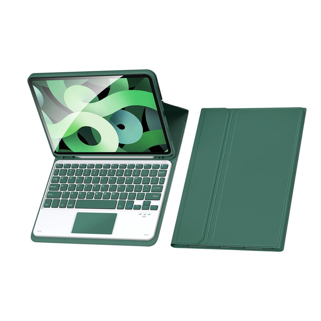 Wireless BT Keyboard USB Keypad with PU Leather Protecting Case for Tablet Compatible with AIr3 10.5in Pro