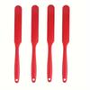 4pcs Silicone Spatula Set - Heat Resistant, Non-Stick, Easy Clean, Ergonomic Design for Comfortable Grip -Perfect for Baking, Cooking, Outdoor Leisure