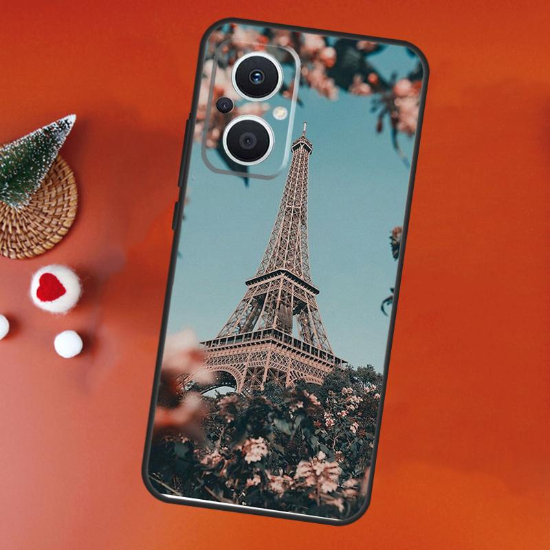

France Eiffel Tower In Paris Case For OPPO Find X9 X5 X6 X8 Pro OPPO Reno 14F 13F 12F 11F 10 12 13 14 Pro 7 8 Lite Cover OPPO Reno11 F