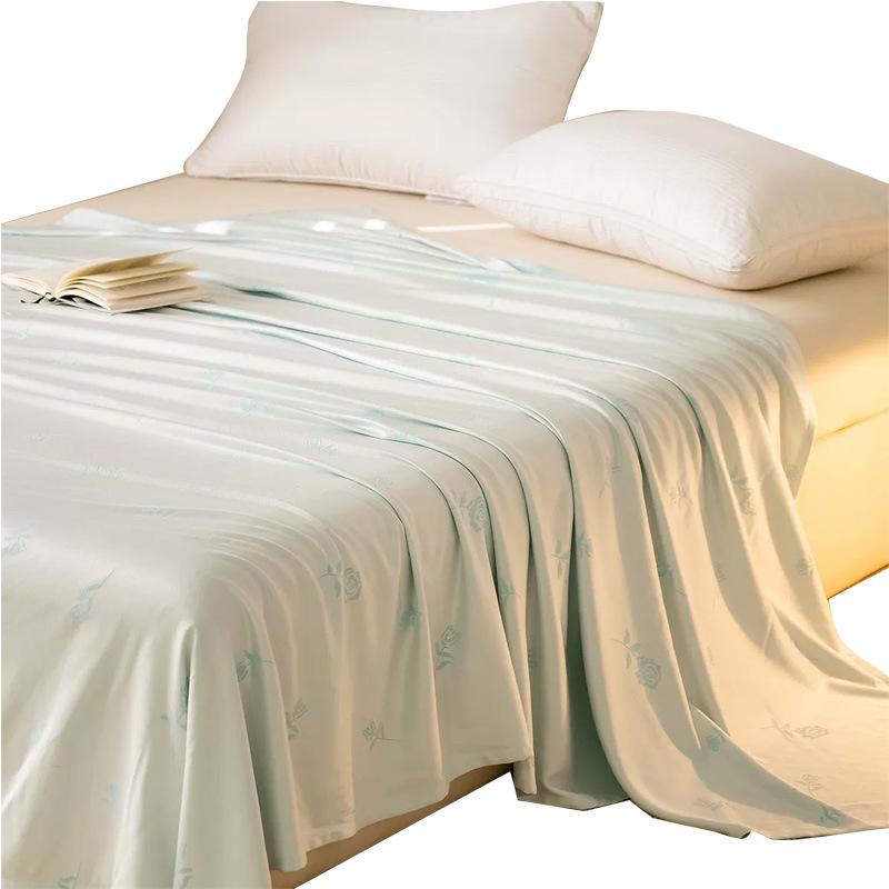 Bamboo Ice Silk Cooling Blanket for Office and Summer