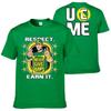Men's and Women's Fashion Printed T-shirts Men's and Women's Fashion Shirts WWE John Scene Winning This Day Summer New