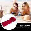 Beach Mat Inflatable Pillow Outdoor Beach Lounger Sandproof Lounger Resting Relaxing Pad Foldable For Family Friends Sun Bathing