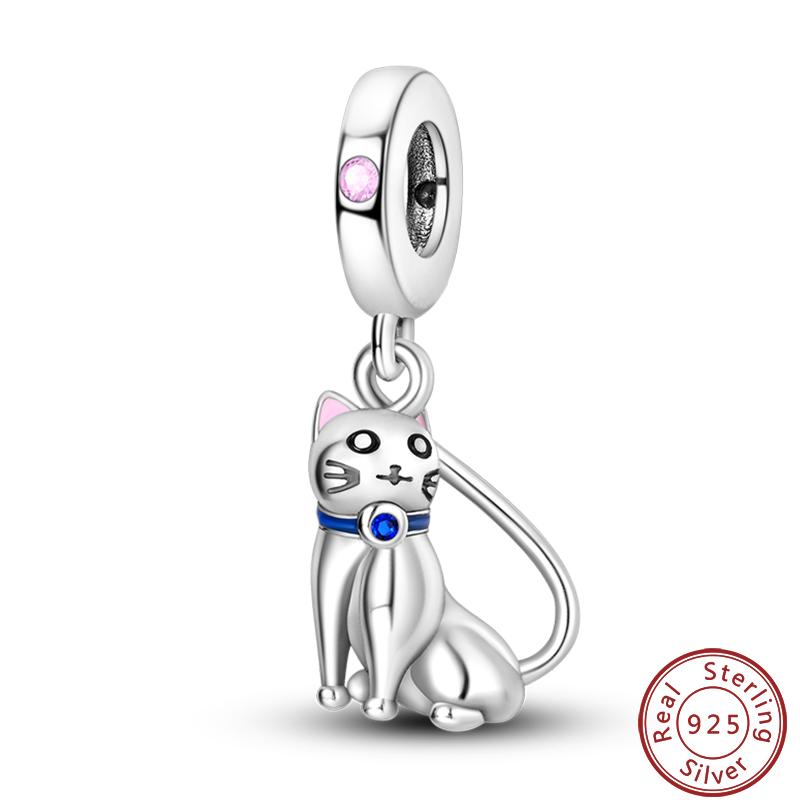 Simple Animal Series Copper Metal Dinosaur Elk Rabbit Trendy Charm Bead Components Bead Components 3mm Do It Yourself High Quality Fine High Quality