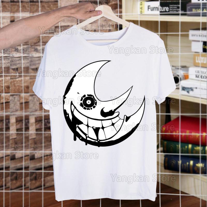 Soul Eater Anime Manga Ohkubo Shinigami Funny T Shirt Men New Casual Short Sleeve Tshirt Homme Manga Unisex T-shirt Tees