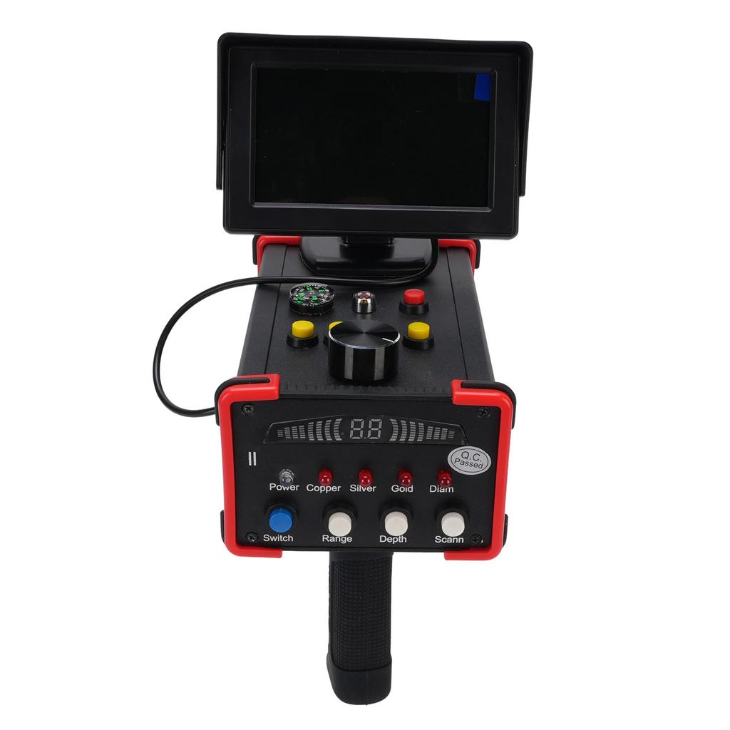 Handheld Metal Detector 15m Depth 1000m Range High Sensitivity Metal Scanner for Gold Silver Jadestone Diamond US Plug