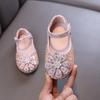 Autumn New Style Ladylike Baby Girl Children's Princess Rhinestone Single Shoes Leather Shoes Dance Performance Shoes