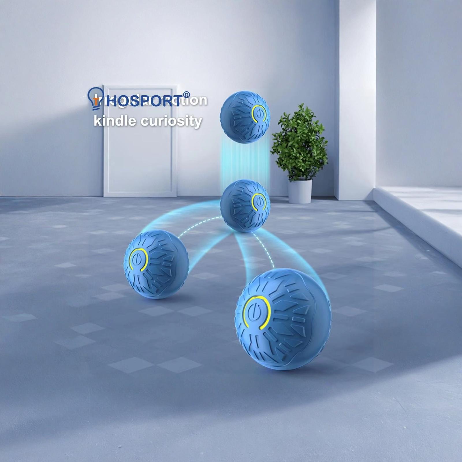 

Smart Jump Ball Electric Pet Toy Interactive Boredom Relief Toy for Dogs Cats one size синий