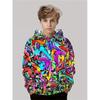 Boy's 3D CHoodie - Vivid Graffiti Design, Lightweight and Durable Fabric, Comfortable To Wear