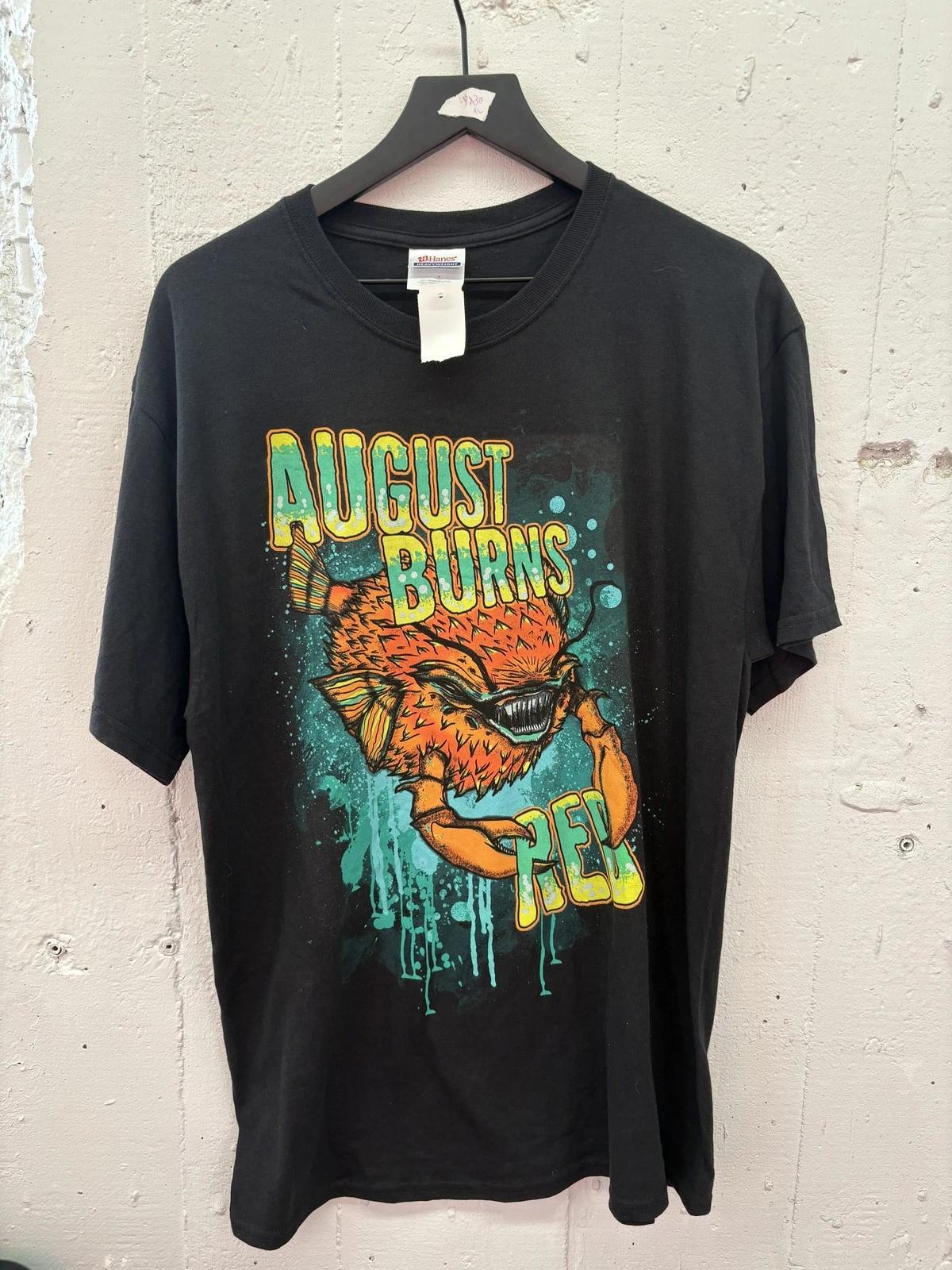 

August Burns Red Shirt Mens Large Black Graphic Band Tee Heavyweight Metalcore 3XL