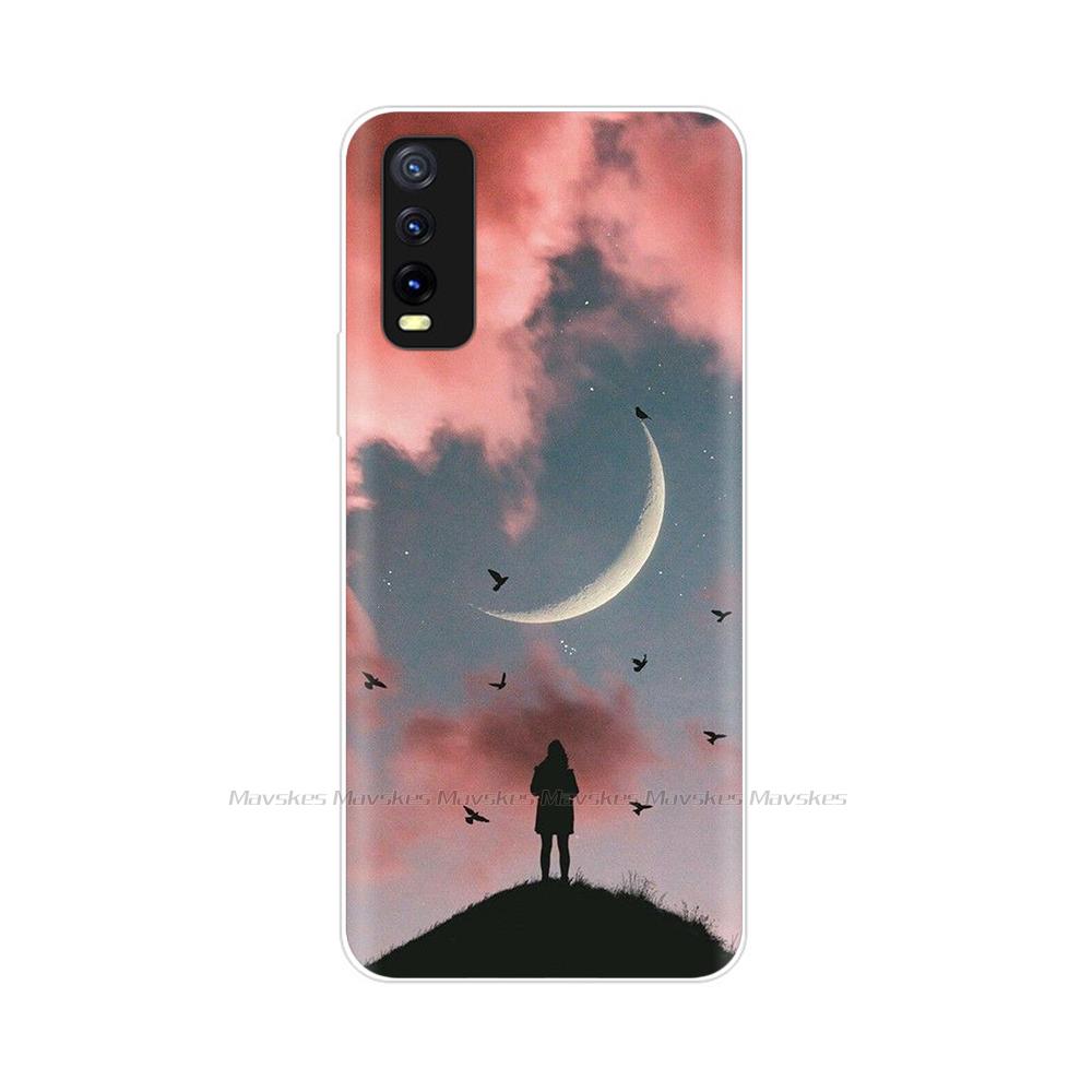 For Coque Vivo Y11s Case Soft Silicone Fundas Back Cover For Vivo Y11s V2027 V2029 Cute Phone Case For Vivo Y 11s TPU Bumper