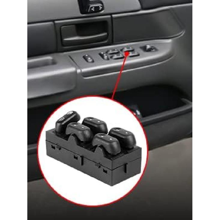 Power Window Control Switch Master Door Button Compatible With 2003-2008 Ford Crown Victoria/F150/Expedition, 06-08 Lincoln Mark LT, 03-08 Mercury