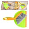 Small Broom with Dustpan for Table Cleaning Office Desktop Use 1Set Plastic