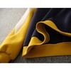 Women's Round Neck Sweatshirt  Spring and Autumn Loose Spliced Contrasting Color Pullover Top
