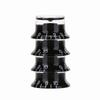 4Pcs Round design Guitar Tone Knobs Black Guitar Knobs Set  Electric Guitars