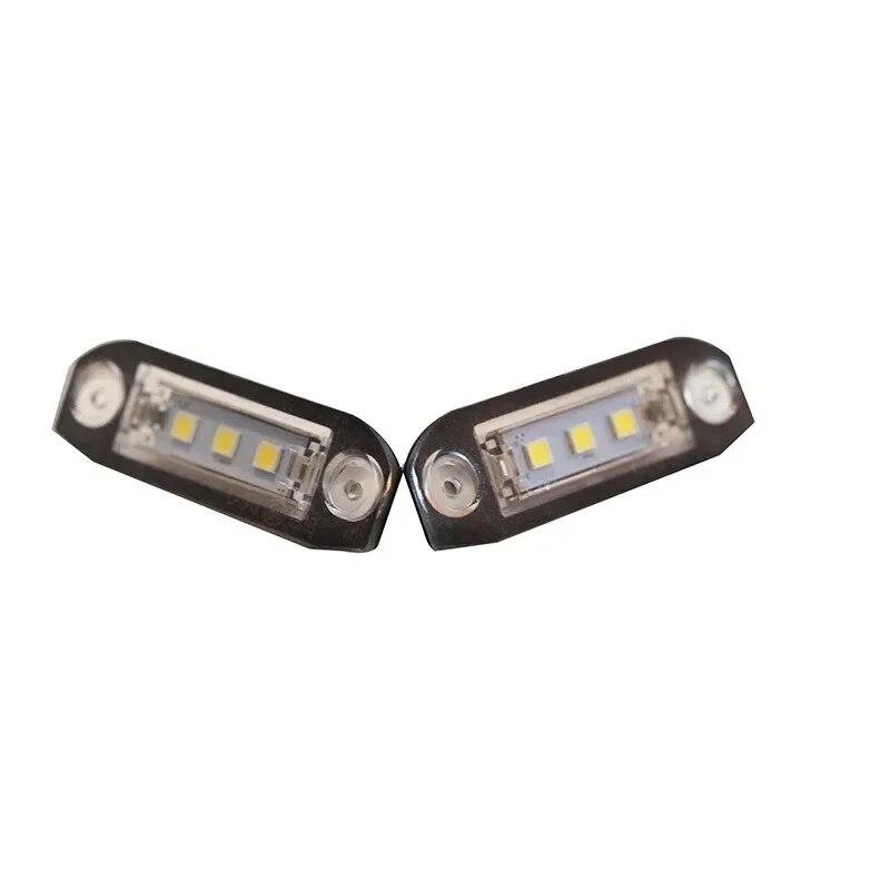 1 par de luz de placa de LED Canbus para Volvo S80 XC90 S40 V60 XC60 S60 C70 V50 XC70 V70 lâmpada de placa de carro