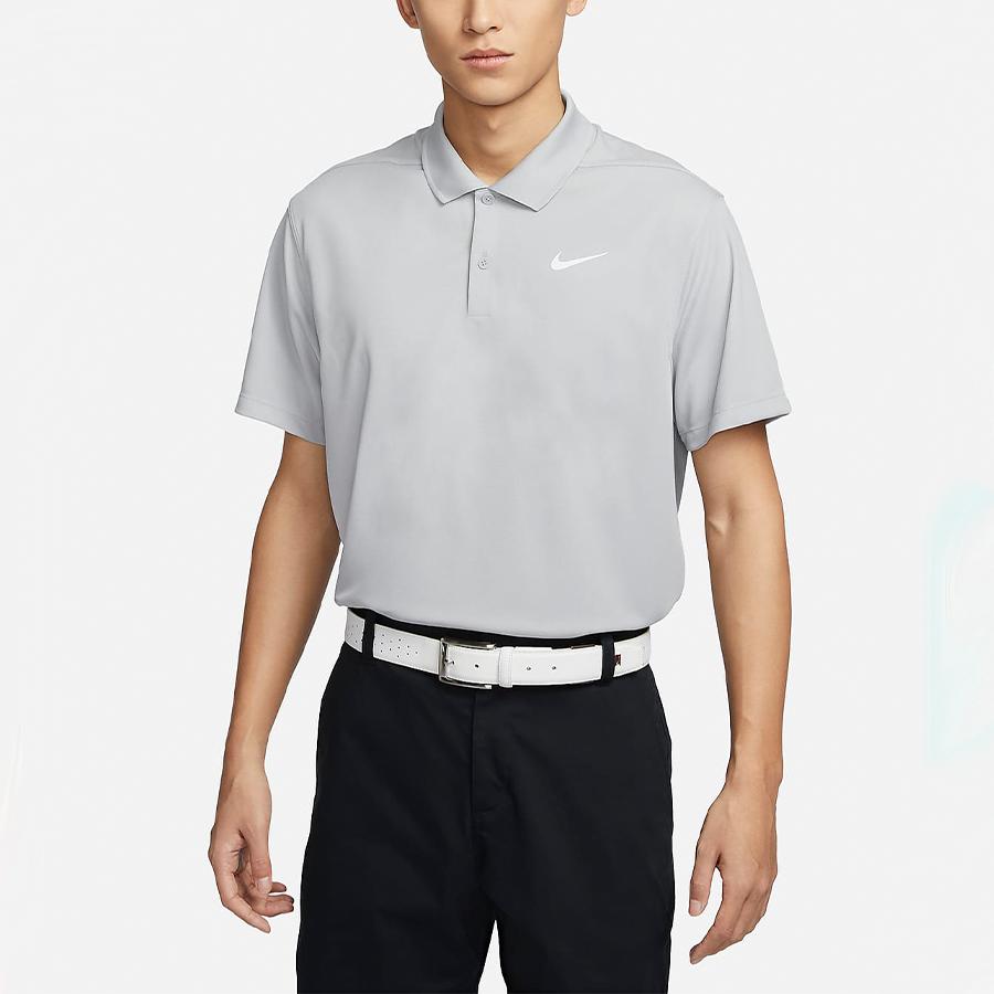 Nike Victory 3 Dri-FIT Solid Quick-Dry Golf Polo Shirt Men Tops Light-Smoke-Grey DH0823-077