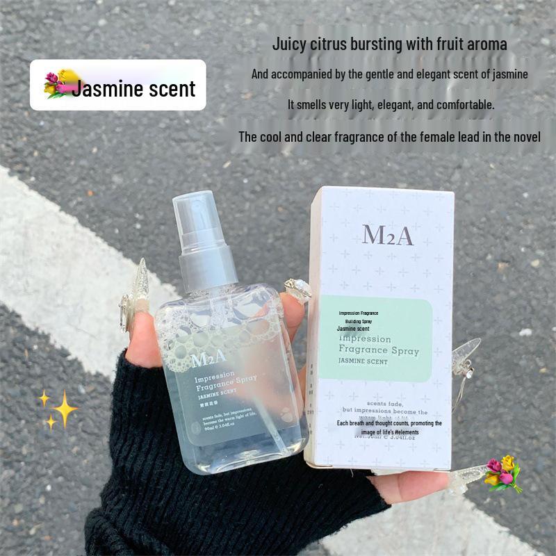 M2A Pure Gardenia Jasmine Alcohol-Free Fragrance Mist - Light Perfume for Women
