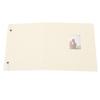 Photo Album 3 Inch 208 Pockets Cotton and Linen Card Album Khaki Stamp Ticket Storage Book For Polaroid Camera