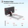 Universal Transom Trolling Motor Mounting Bracket for Kayaks  Backing Plate Mount Bracket for Clamp-on Electric Trolling Motors
