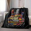 1 Stück Kiss Band Gitarre Flanelldecke [Gemütliche Überwurfdecke] Für Sofa, Bett, Reisen, Camping, Wohnzimmer, Büro, Couch, Stuhl Und Bett