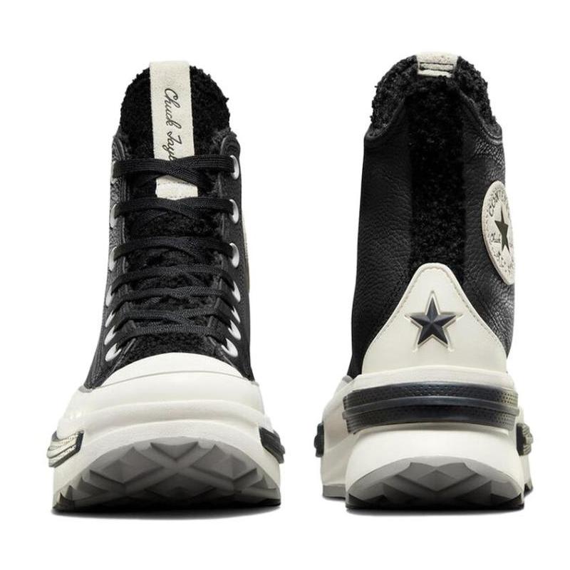 Converse Run Star Legacy CX Comfortable and Versatile High Top Espadrilles Unisex Black & White