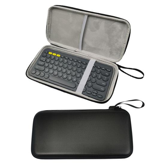 Oppbevaringsveske for tastatur for Logitech K380 Støtsikker Støvtett Vannavstøtende EVA-veske Trådløs