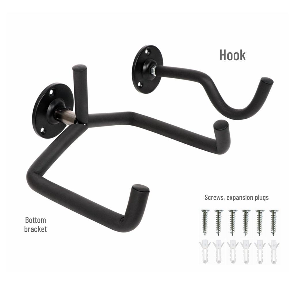 Açılı Duvar Askısı Gitar ve Bas Gitar Askılığı Sergileme Standı