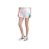 Adidas Neo Logo Drawstring Mid-Waist Sport Shorts Women Bottoms White DW7724