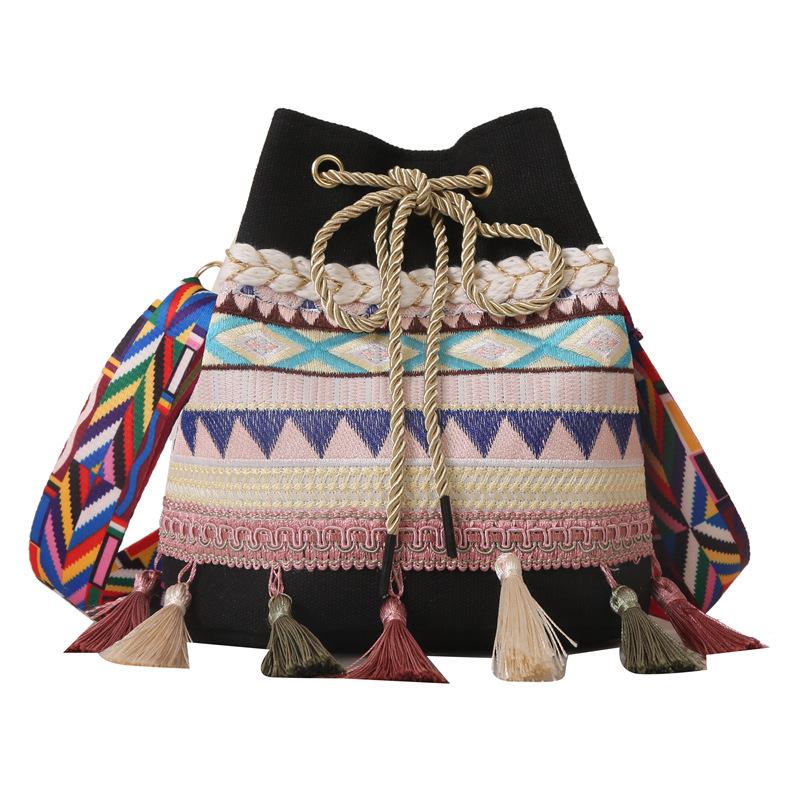 Beuteltasche, modische Umhängetasche im Ethno-Stil, vielseitige Umhängetasche für Mädchen
