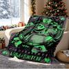 The Nightmare Before Christmas Pattern Blanket for Home Decoration, Bed, Sofa, Car Travel, Camping, Suitable for All Seasons, Birthday Christmas Gift