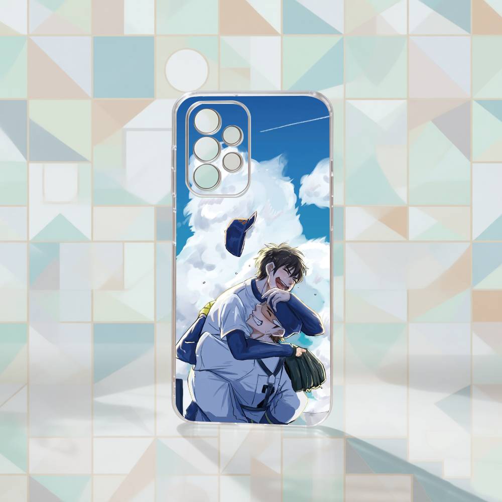 

Ace of Diamond Phone Case Transparent Silicone Soft For Samsung S25,S24,S21,S22,S23,S30,Ultra,S20,Plus,Fe Samsung S30Ultra5G