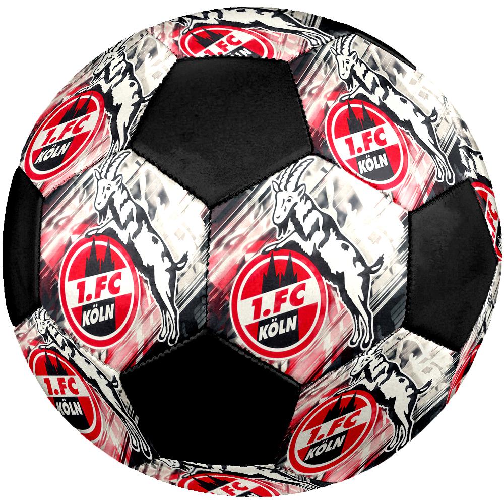 Pallone da calcio Koln, colorato, adatto a tutte le età, cucito a macchina, materiale PVC, qualità da competizione, durevole e ad alto rimbalzo