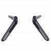 1 Pair TV Legs Modern Minimalist Plastic TV Stand Replacement Legs for 40 To 43 Inch TVs Black
