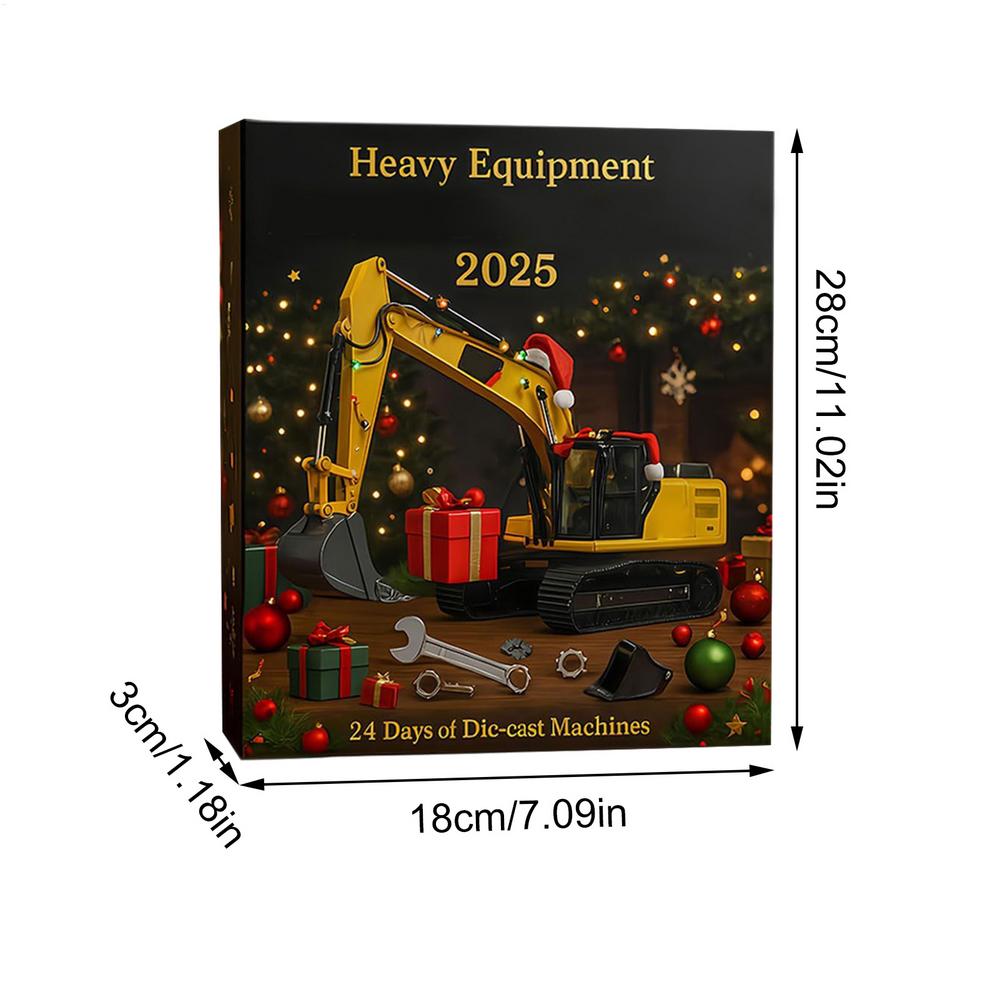 

Календарь обратного отсчета до Рождества 2025 24 дня 2D акриловый литой орнамент в виде машинок Календарь обратного отсчета для детей Рождественский орнамент 24 DAYS