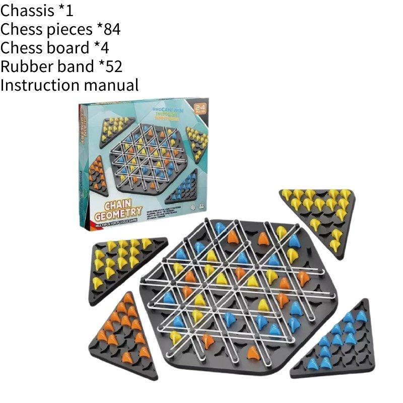 

Настольная шахматная цепочка-пазл Логическая развивающая игра Интерактивная игрушка для родителей и детей