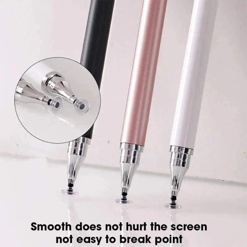 3/1Pcs Smart Tablet Phone Universal 2 in 1 Capacitive Stylus Pen Drawing Pens for iPhone/Android All Capacitive Touch Screens