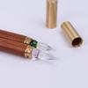 Wood Handle Glass Dip Pen Filling Ink Dipping Pen School Supplies Glass Fountain Pen  Signature
