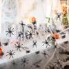 20/40Pcs Halloween Decoration 4.5x5cm Plastic Spiders Mini Spider Black Fake Spiders Halloween Prank Props for DIY Party Decor