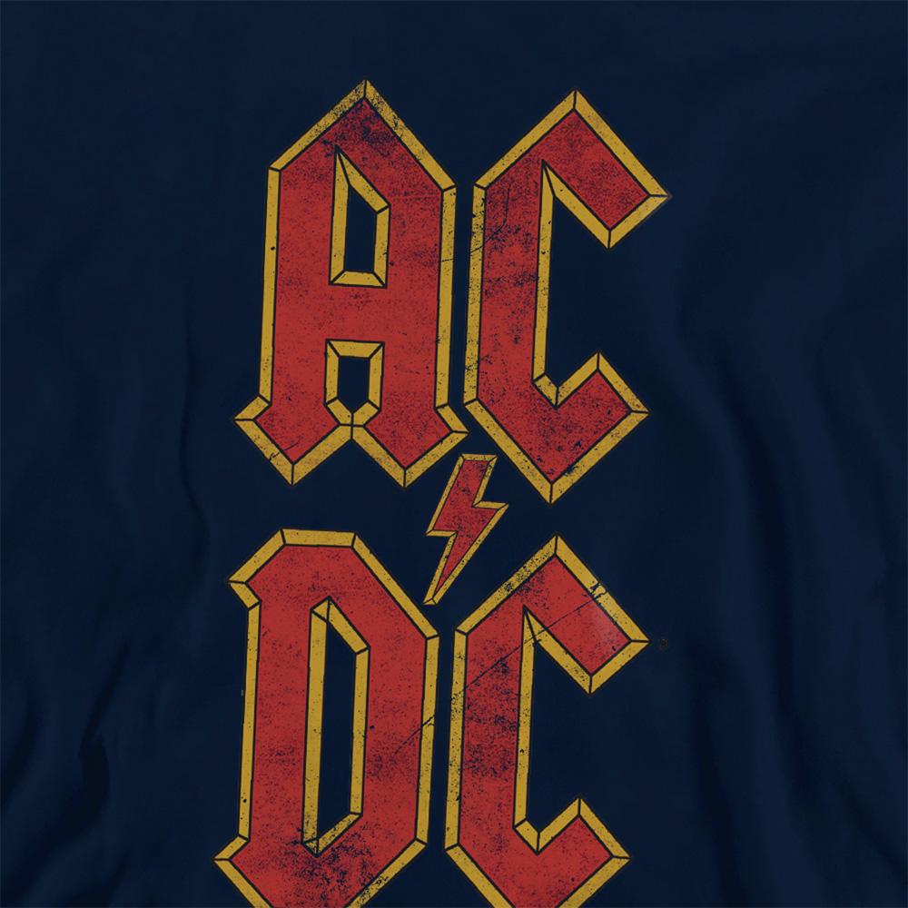 AC/DC Childrens/Kids Logo Stack Pull Over Hoodie