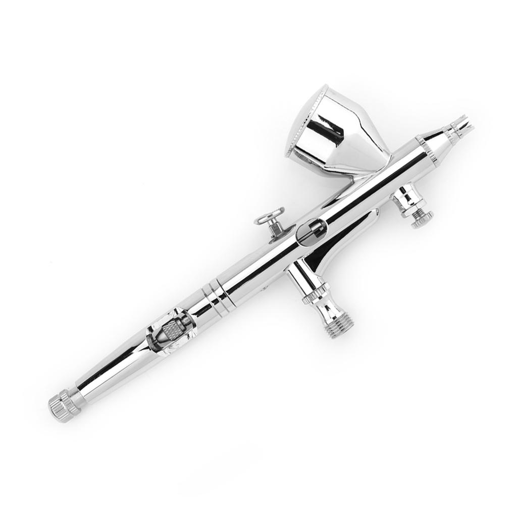 0.2MM Gravity Feed Dual action Airbrush Kit for Cake Decorating Makeup Nail Art