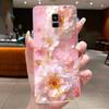 Case For Samsung Galaxy A8 A6 A5 2018 Flower Butterfly Phone Shells For Samsung A6 A8 Plus Soft Silicone Transparent TPU Cover