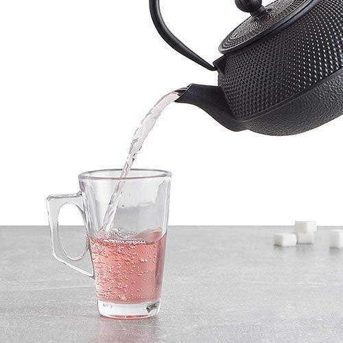 Hwagui Iron Teapot, Induction Compatible, Direct Heat, 800ml/0.8L Capacity, Iron Supplement