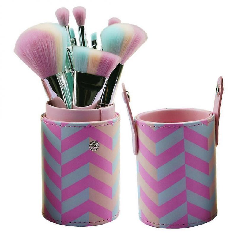 Elegante Make-up-Pinsel mit Holzgriffen für Damen in verschiedenen Farben, ideal für die tägliche Anwendung und besondere Anlässe, 10 Stück