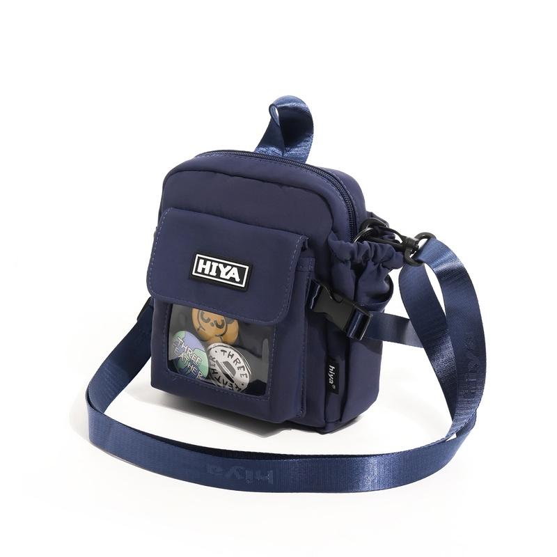 Unisex Nylon Crossbody Bag Multi Pocket Casual Shoulder Handbag for Travel Work