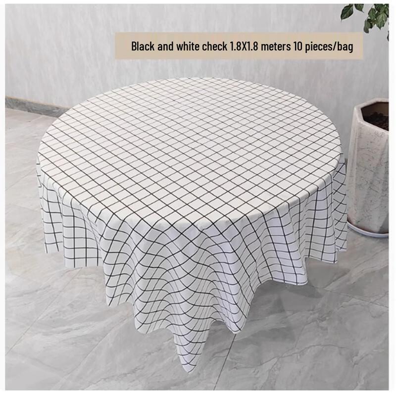 Sheng Bi Lai Disposable Plastic Tablecloths - 30 Pack