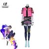 Clove Cosplay Costume Game Valorant Clove Immortal Cosplay Costume Women Combat Uniform Halloween Party Outfit Full Set