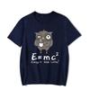 Summer Men's T-shirt E MC2 Energy Milk Coffee Pattern Shirts Street Fashion Style Short-sleeve T-shirts Male Top Clothes Tees