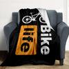 Bike Life Flannel Blanket Throw Blanket Soft Warm Sofa Bed Camping Home Decor Unique Christmas Gift C9261124