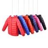 Kinder Winter Kapuzen Baumwolljacke Daunen Baumwolle Seide Baumwolle Mantel Warme Winterbekleidung Koreanischer Stil Einfarbig